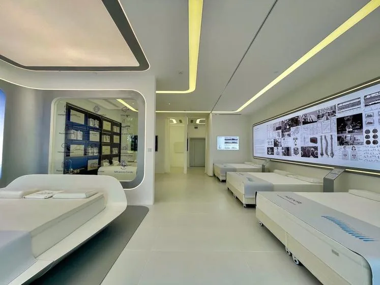 Không gian trải nghiệm với các mẫu Nệm AI tại HEKA Experience Center